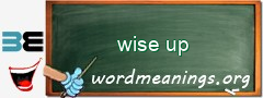 WordMeaning blackboard for wise up